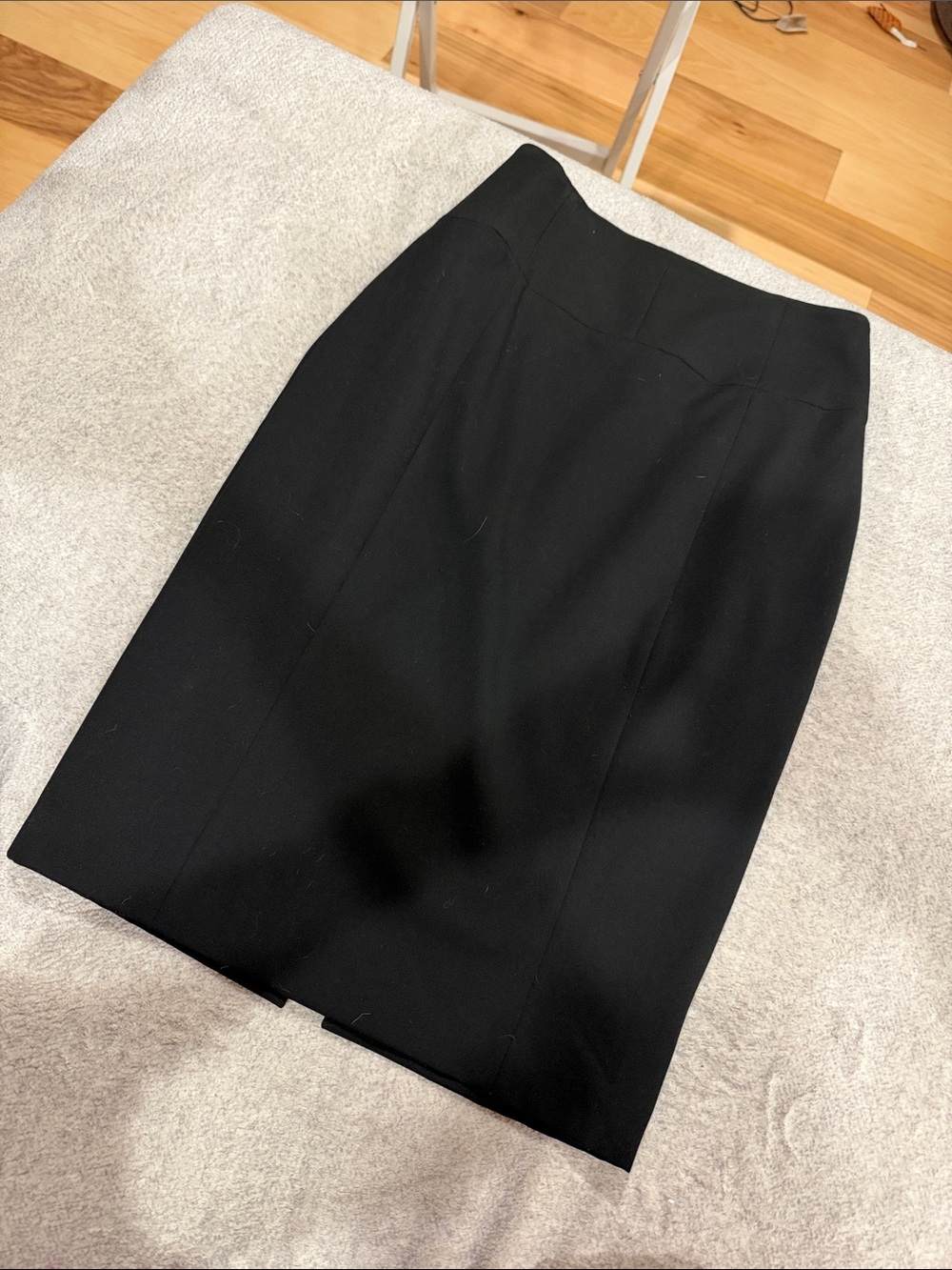Express Black Pencil Skirt with Seam Detailing